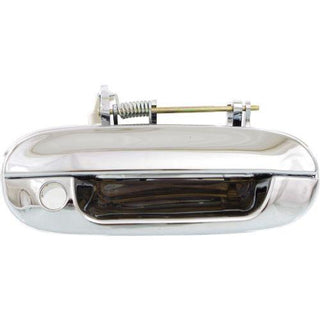 2002-2009 GMC Envoy Front Door Handle RH, Outside, All Chrome, W/ Keyhole - Classic 2 Current Fabrication