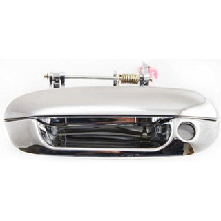2002-2009 GMC Envoy Front Door Handle LH, Outside, All Chrome, W/ Keyhole - Classic 2 Current Fabrication