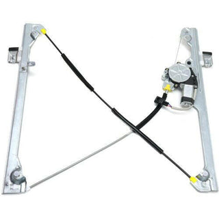 2001-2006 GMC Sierra 3500 Front Window Regulator LH, Power, With Motor.