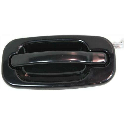 2000-2007 Chevy Silverado Rear Door Handle LH, Black, w/o Keyhole.