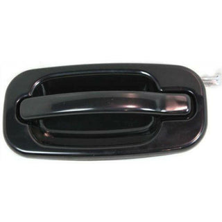 2000-2007 GMC Sierra Rear Door Handle LH, Outside, Black, W/o Keyhole.