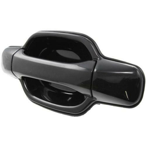 2004-2012 Chevy Colorado Rear Door Handle RH, Smooth Black, Plastic.