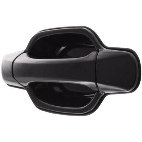 2004-2012 Chevy Colorado Rear Door Handle LH, Smooth Black, Plastic.