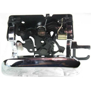 2002-2006 Chevy Avalanche Tailgate Handle, Outside, All Chrome, W/o Keyhole.