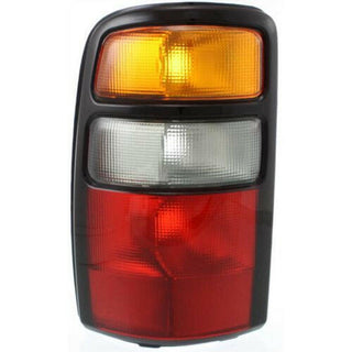 2004-2006 Chevy Suburban Tail Lamp LH, Lens/Housing, Amber/clear/red Lens.