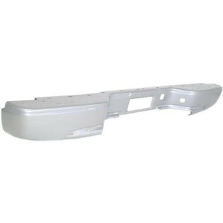 1999-2007 Chevy Silverado Step Bumper, Silver, Steel, Fleetside.