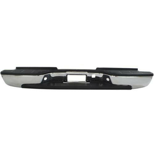 2001-2007 Chevy Silverado Step Bumper, Assy, Chrome, Steel, Fleetside.