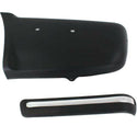 1998-2004 Chevy Blazer Rear Bumper End LH, w/Side Molding Hole.