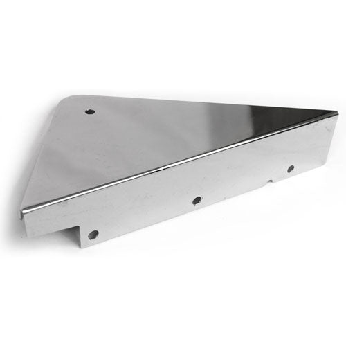 1960-1966 Chevy C10 Pickup UNDER CAB CORNER MUD GUARD CHROME - LH.