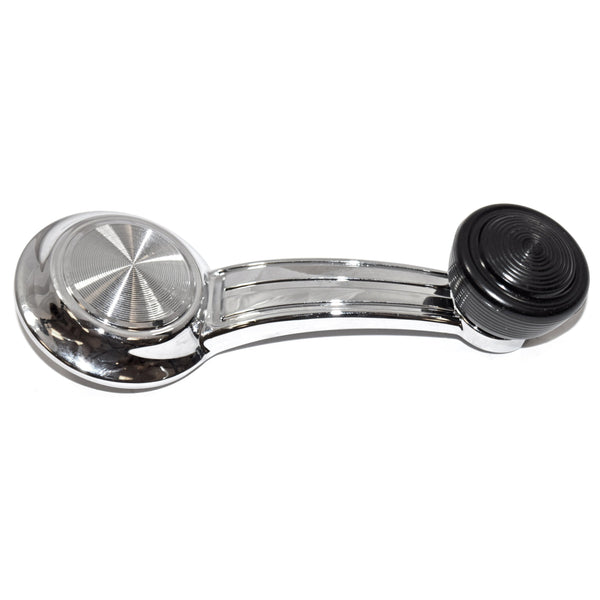 1969 Chevy Camaro Window Crank Handle FOR DELUXE INTERIOR, Black Knob.