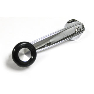 1968-1970 Plymouth Belvedere Window Crank Handle, LH Or RH Chrome w/Black Handle - Classic 2 Current Fabrication