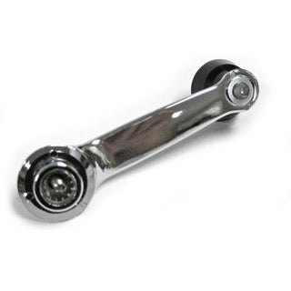 1968-1970 Plymouth Belvedere Window Crank Handle, LH Or RH Chrome w/Black Handle - Classic 2 Current Fabrication
