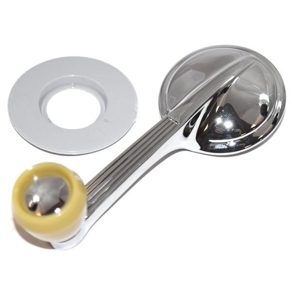 1953-1960 Chevy Window Crank Ivory Knob W/Chrome Insert Washer.