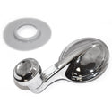 1958-1960 Chevy Chevelle Vent Window Handle, Chrome Knob, L=R.