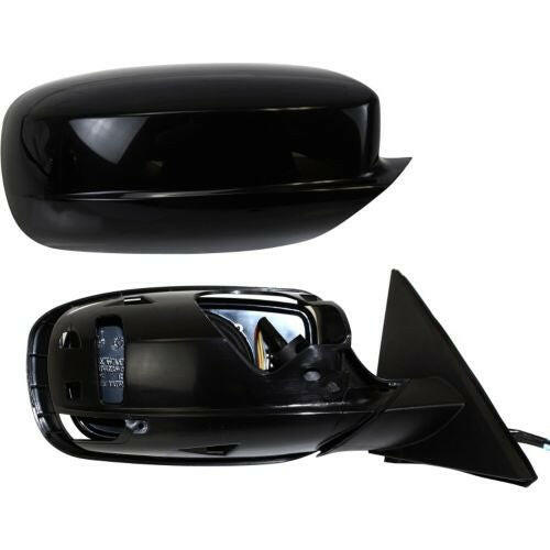 2011-2013 Chrysler 300 Mirror RH, Black, Power, Heated, Manual Folding.
