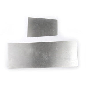 1968-1972 Chevy Chevelle Console Aluminum Inserts Assy. 4 Speed.