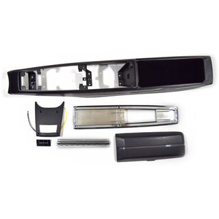 1968-1969 Chevy Chevelle Center Console Kit Incl. Console Base, Rr. Light Panel, Console Door & Hinge, Top Plate & Emblem.