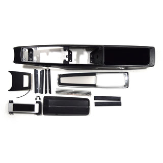 1970-1972 Chevy Chevelle Center Console Kit Incl. Console Base, Rr. Light Panel, Console Door/Hinge/Catch, Top Plate, Also Incl. Sealing Strip Kit & Shifter Dial Plate.