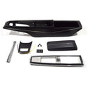 1970-1972 CHEVY EL CAMINO CENTER CONSOLE KIT -INCL. CONSOLE BASE, RR. LIGHT PANEL, CONSOLE DOOR/HINGE/CATCH,TOP PLATE & EMBLEM.