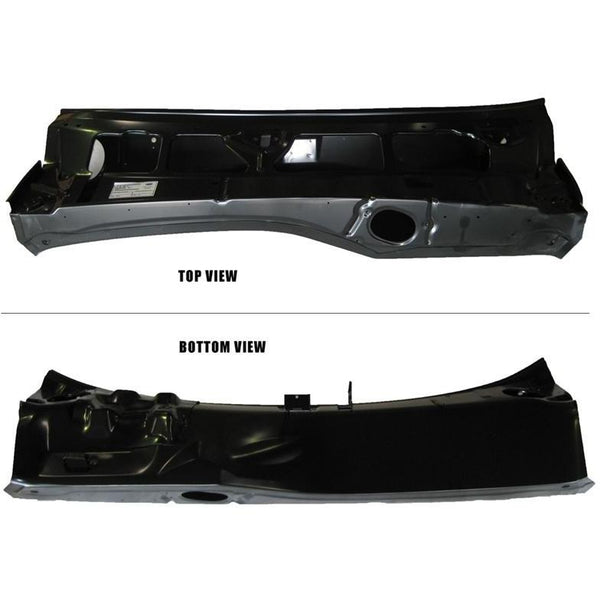 1969 Pontiac Firebird Cowl Panel Assembly, Without Air Conditioning.