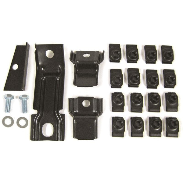 1973-1976 Pontiac Firebird Radiator Support Bracket 4 Piece Kit.