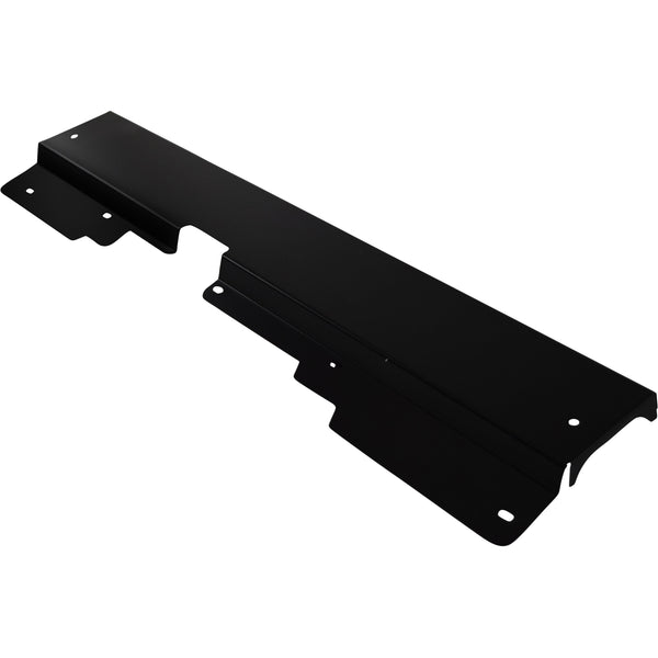 1978-1988 GM G Body Radiator Hold Down Plate With Black Powder Coated With Electric Fans