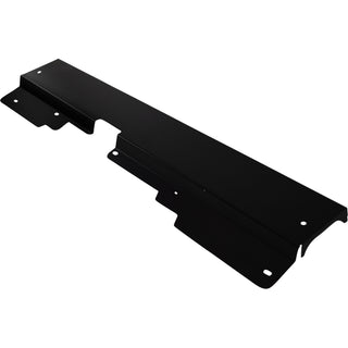 1978-1988 GM G Body Radiator Hold Down Plate With Black Powder Coated With Electric Fans - Classic 2 Current Fabrication