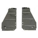 1955 Chevy Radiator Support Side Filler Panels Chrone Pair.