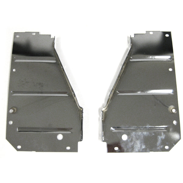 1955 Chevy Radiator Support Side Filler Panels Chrone Pair | Classic 2 ...