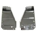 1955 Chevy Radiator Support Side Filler Panels Chrone Pair.