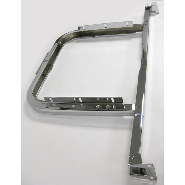 1956 Chevy 6 Cylinder Radiator Support Chrome W/Upper Bar.