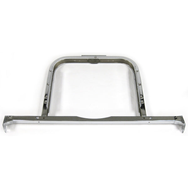 1956 Chevy 6 Cylinder Radiator Support Chrome W/Upper Bar.
