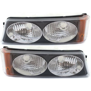 2003-2007 Chevy Silverado Clear Signal Light, Set, Twin Eyes, Type 2 - Classic 2 Current Fabrication