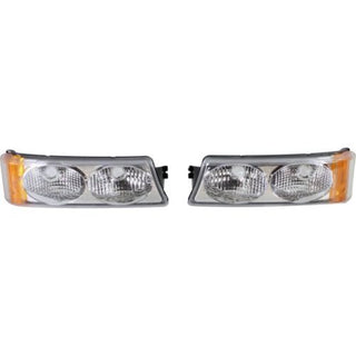 2002-2006 Chevy Avalanche Clear Signal Light, Set, Twin Eyes, Type 2 - Classic 2 Current Fabrication