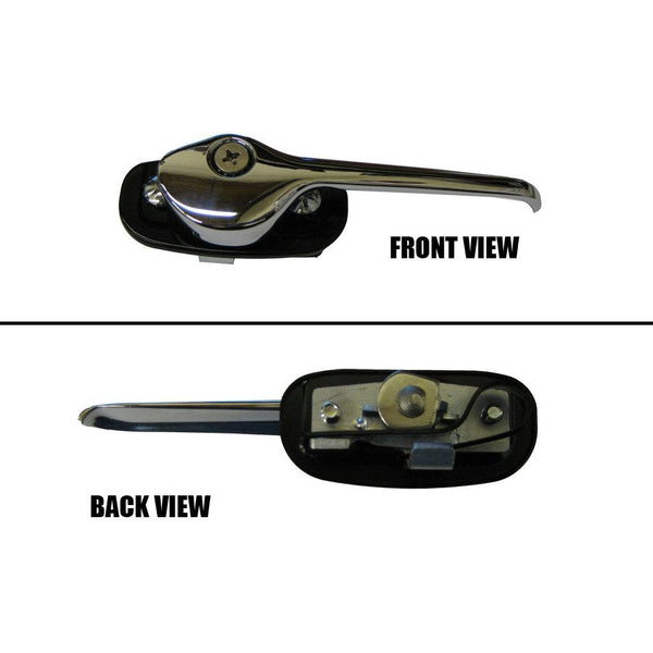 1955-1960 Chevy Bel Air Convertible Top Latch Down Handle w/Cover Plate LH.