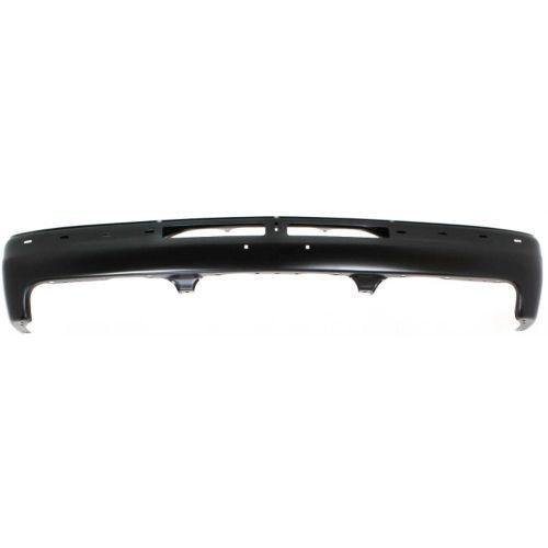 1999-2002 Chevy Silverado 1500 Front Bumper, Black, Without Bracket.