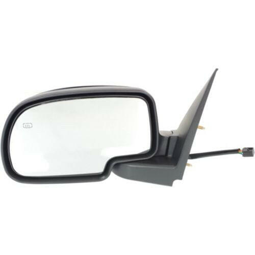 1999-2002 Chevy Silverado Mirror LH, Power, Heated, Manual Folding.