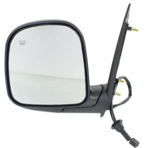 1996-2002 Chevy Express Mirror LH, Power, Heated, Manual Folding.