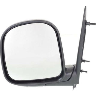 1996-2002 GMC Savana Mirror LH, Manual, Non-heated, Manual Fold, Textured.