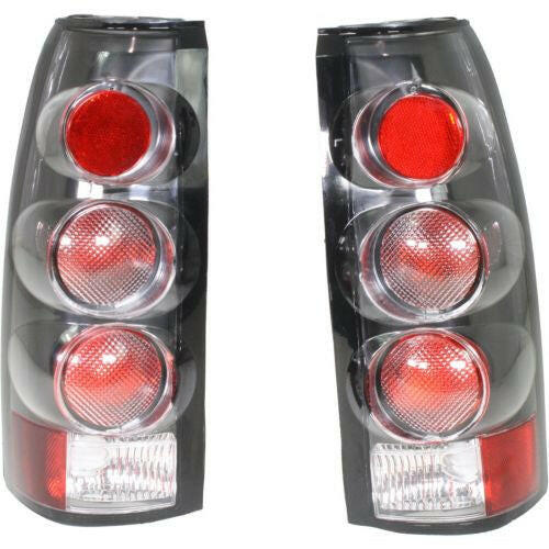 1988-1998 Chevy Full Size Pickup Crystal Clear Tail Lamp, All, Set.