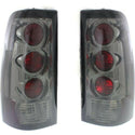 1999-2002 Chevy Silverado Pickup Tail Lamp, Lens/Housing, Smoked Lens.