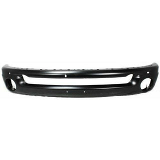 2003-2009 Dodge Ram 2500 Front Bumper, Black, Type2, w/Round Fog Lights.