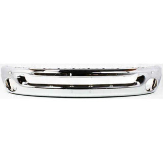 2003-2009 Dodge Ram 3500 Front Bumper, Chrome, Type2, w/Round Fog Lights - Classic 2 Current Fabrication