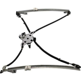 1996-2000 Chrysler Town & Country Front Window Regulator RH, Glass, Manual.