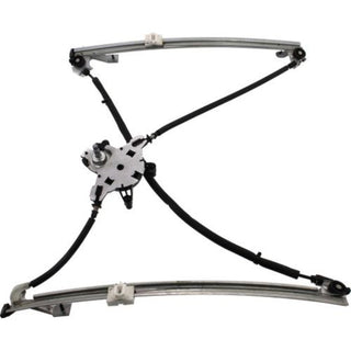 1996-2000 Plymouth Grand Voyager Front Window Regulator RH, Glass, Manual - Classic 2 Current Fabrication