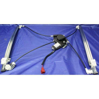 1996-2000 Plymouth Grand Voyager Front Window Regulator RH, Glass, Power, W/Motor.