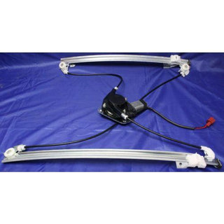 1996-2000 Plymouth Grand Voyager Front Window Regulator LH, Glass, Power, W/Motor.