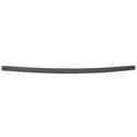 1987-1990 Dodge Dakota Front Bumper Molding, Strip Impact, Plastic, Black.