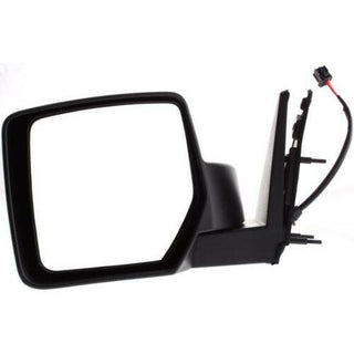 2007-2011 Dodge Nitro Mirror LH, Power, Non-heated, Manual Fold, Textured.