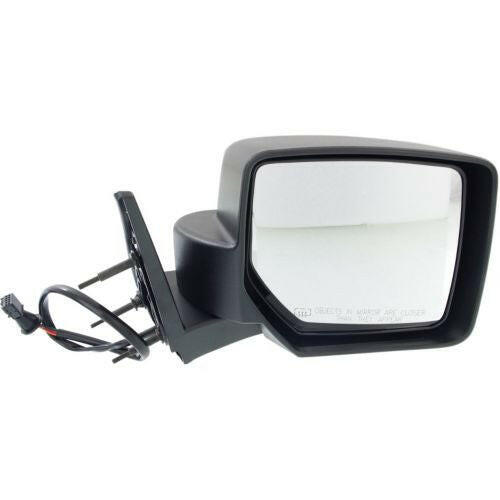 2007-2011 Dodge Nitro Mirror RH, Power, Heated, Manual Fold, Textured.